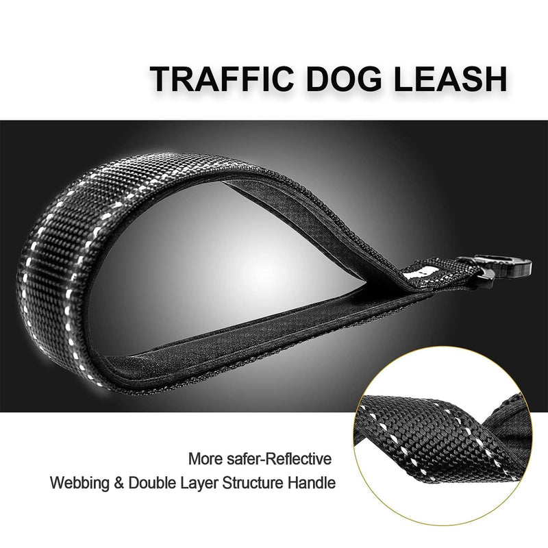 Short dog leash, training leash for dogs, nylon dog leashes, strong dog leash, dog training leash, short handler dog with 360° rotating carabiner for small, medium, large dogs (30cm) - PawsPlanet Australia