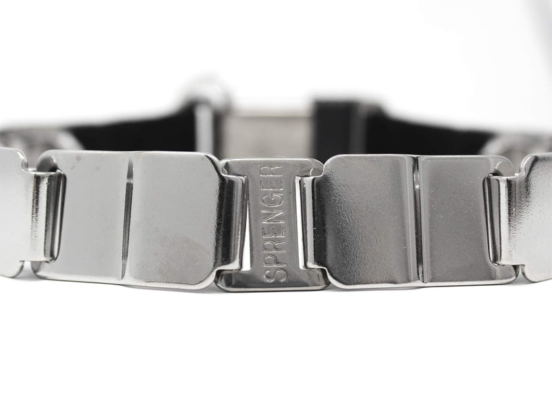 [Australia] - Herm Sprenger Neck Tech Stainless Steel Prong Dog Training Collar with Quick Release Buckle Pet Pinch Collar No-Pull Collar for Dogs Made in Germany 19in 