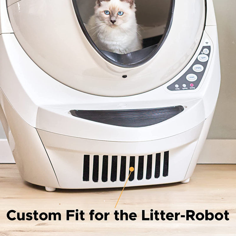 Litter-Robot Carbon Filters by Whisker, 3-Pack - Litter Box Filter, Custom Fit for Litter-Robot, Absorbs Odors & Controls Moisture - PawsPlanet Australia