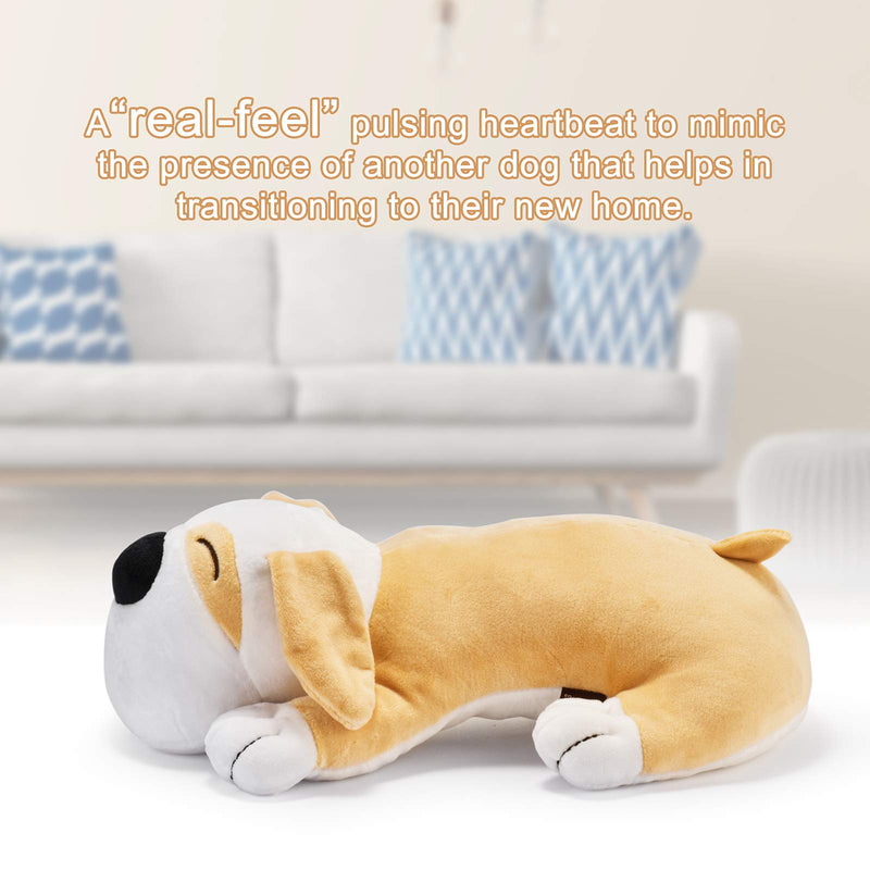 [Australia] - Moropaky Plush Dog Toy Heartbeat Puppy Toy to Separate Anxiety Relief for Puppy Calming Create Training Sleep Aid Behavioral Aid Dog Toys [ for Dogs Cats Pets ] 