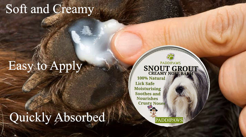 100% Natural Nose Balm for Dogs - A Soothing Dog Nose Balm to Heal Dry, Crusty and Chapped Noses - Also a Paw Balm for Dry and Cracked Paws - Lick Safe - Easy to Apply Dog Nose and Paw Balm - 30ml - PawsPlanet Australia