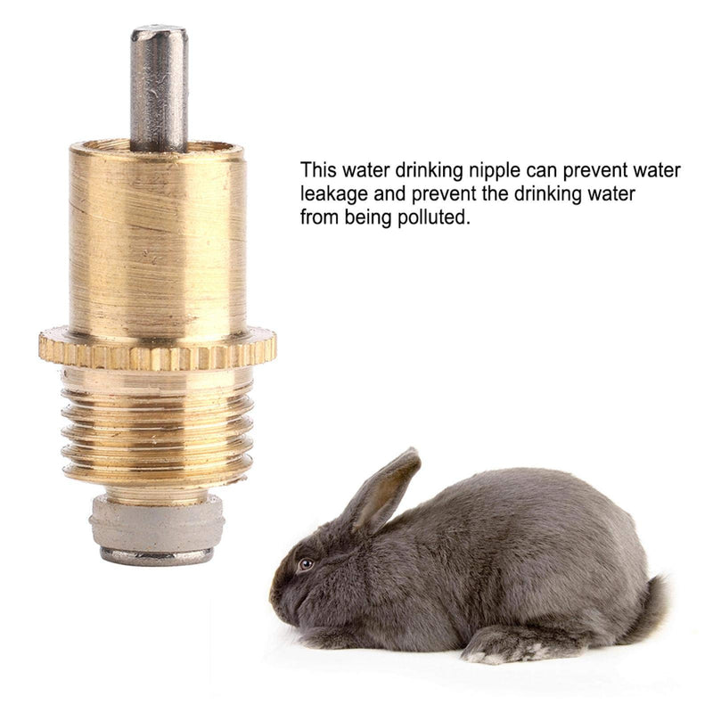 DAUERHAFT Rabbit Water Nipple Drinker,Auto Water Drinker,Metal Longlife Rabbit Drinking Nipple,Non-Toxic Safe Nipple Drinker for Rabbit,20PCS - PawsPlanet Australia