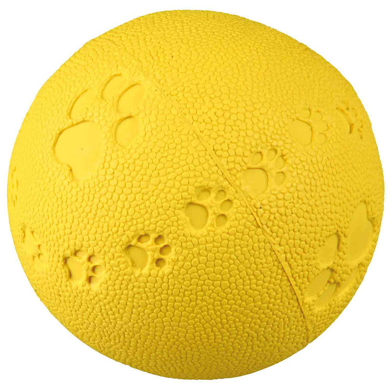 Trixie Natural Rubber Toy Dog Ball with Sound, 7 cm- Random ø 7 cm - PawsPlanet Australia