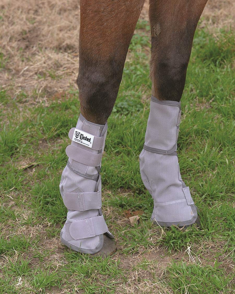 Cashel Crusader Horse Fly Leg Guards Small Horse/Arab Grey - PawsPlanet Australia