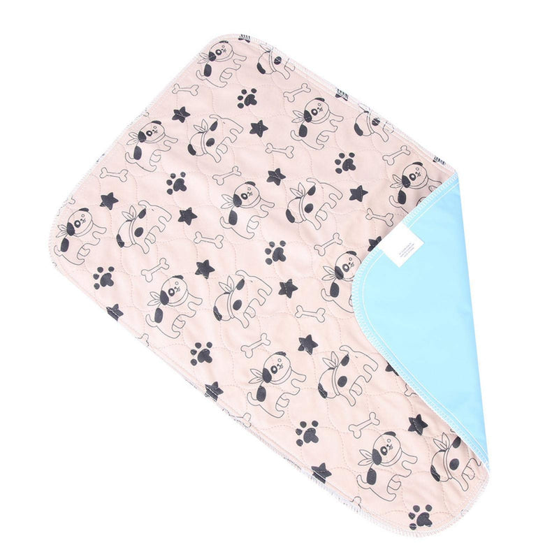 Yosoo Health Gear Reusable Dog Pee Pad, Washable Dog Potty Training Mat, Super Absorbent Puppy Whelping Pad, Waterproof Dog Food Bowl Mats(40 * 60cm/15.7 * 23.6in) 40 * 60cm/15.7 * 23.6in - PawsPlanet Australia