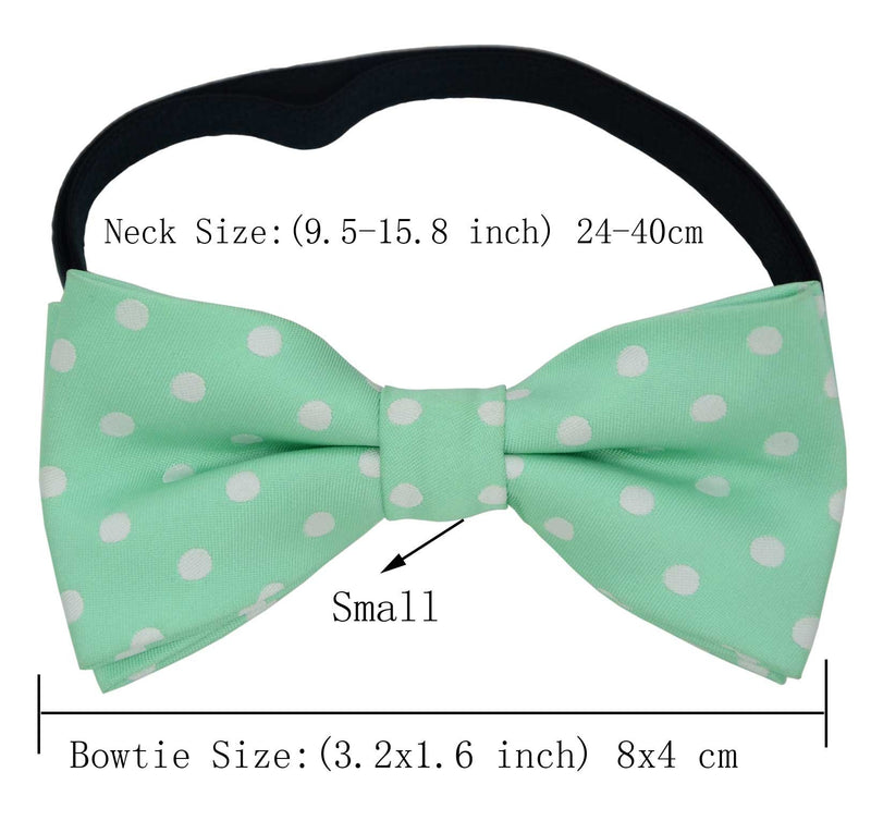 [Australia] - Heypet Adjustable Bow Tie Dog Collar for Small Medium Large Dogs and Cats DT8 green 