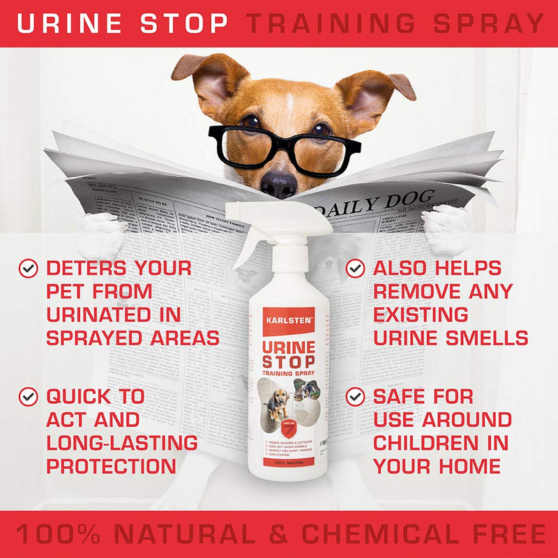 Karlsten urine repellent, stop cats and dogs stops repeated urinating 100% Natural Enzyme urine Eliminator Anti Fouling spray 500ML - PawsPlanet Australia