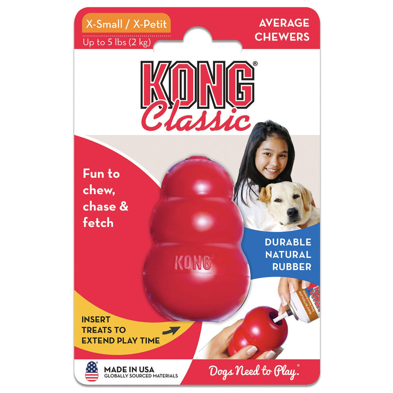 [Australia] - KONG Classic Dog Toy X-Small 