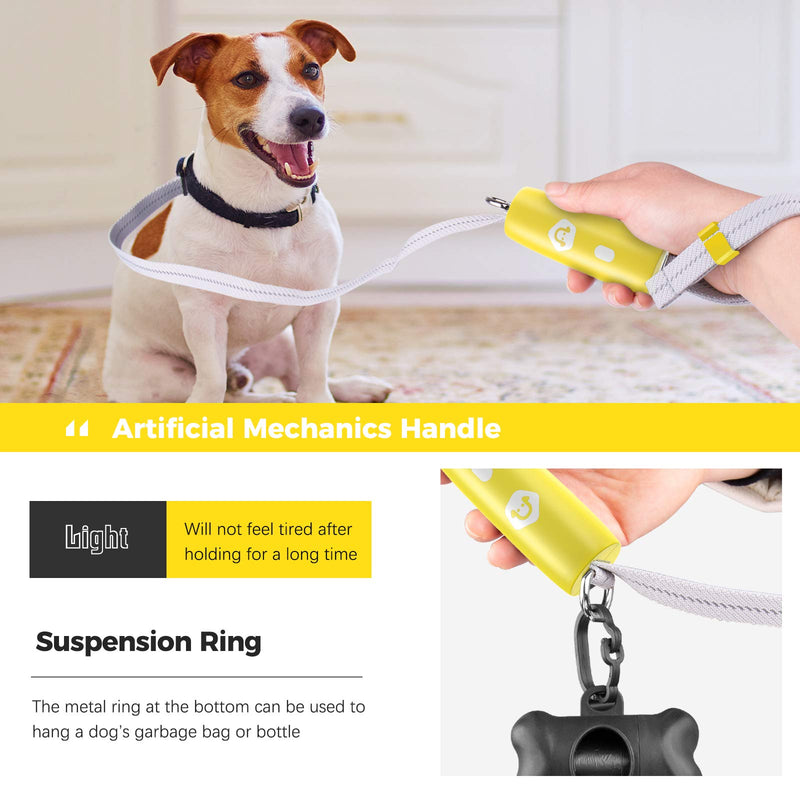 INPHER Dog Lead Dog Leash Innovative Design with Quick Lock Strong Lead Reflective Training Walking Handle for Puppy Small Dogs,6 FT Long,Yellow Yellow - PawsPlanet Australia