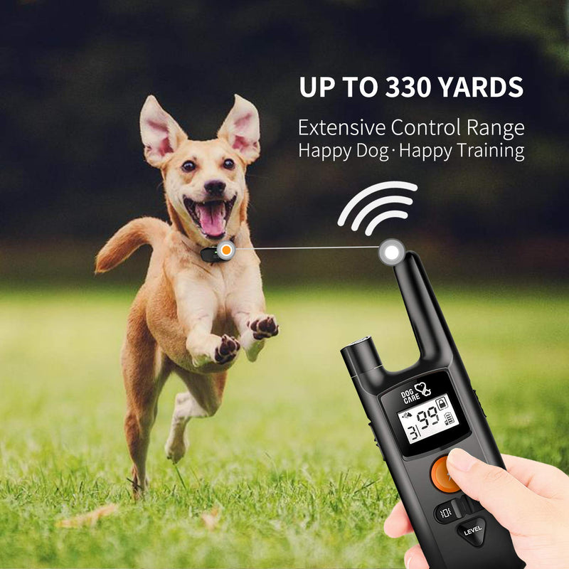 [Australia] - Dog Training Collar - Rechargeable Dog Shock Collar w/3 Training Modes, Beep, Vibration and Shock, IP65 Waterproof Training Collar, Up to 1000Ft Remote Range, 0~99 Shock Levels Dog Training Set 