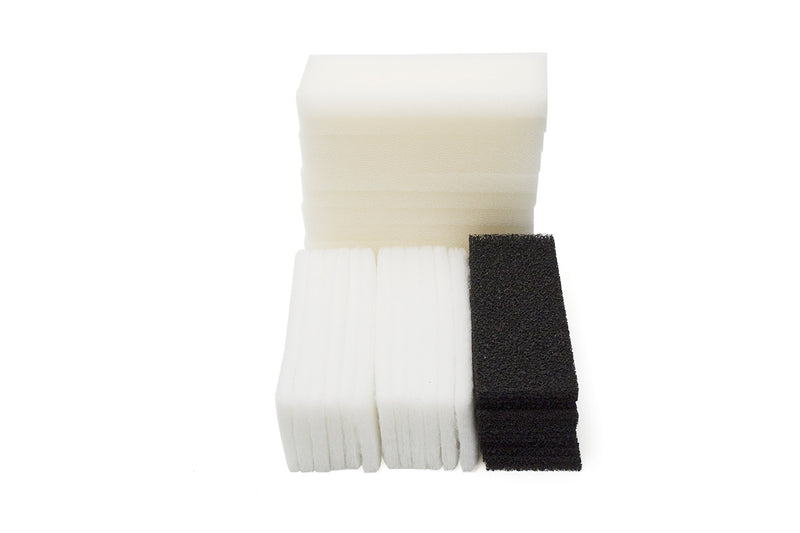 [Australia] - LTWHOME Compatible Foam Carbon Polyester Filter Pads Set Fit for Fluval 4 Plus + Filter(Pack of 36) 
