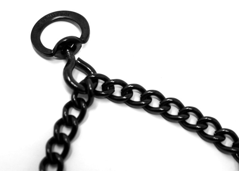 Herm Sprenger Black Stainless Steel Prong Dog Training Collar with Swivel Ultra-Plus Pet Pinch Collar No-Pull Collar for Dogs Anti Pull Training Collar Made in Germany 16in (41cm) x 2.25mm - PawsPlanet Australia
