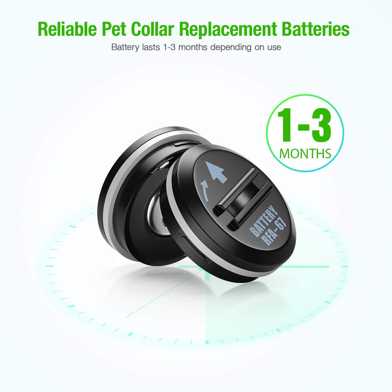 EBL 10 Pack RFA-67 6 Volt Pet Collar Replacement Batteries, Ultra Fit PIF-300 RF300 PIF-275-19 PRF-3004W PUL-250 - PawsPlanet Australia