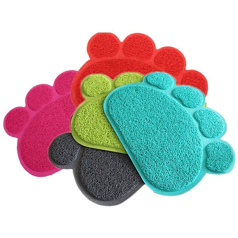 EONHUAYU Pet Food Mats, Cat Mat PVC Mat Waterproof Non-slip Pet Feeding Mat Pet Bowl Mat (Green) - PawsPlanet Australia