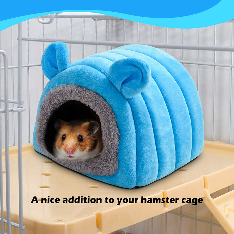 veelleen arm Guinea Pig Bed, Guinea Pig Hideout, Hedgehog Bed, cave Bed for Small Animals Like Guinea Pigs, Hedgehogs, Ferrets, Dwarf Rabbits, Rats, Bunnies, Chinchillas and Syrian Hamsters Blue - PawsPlanet Australia