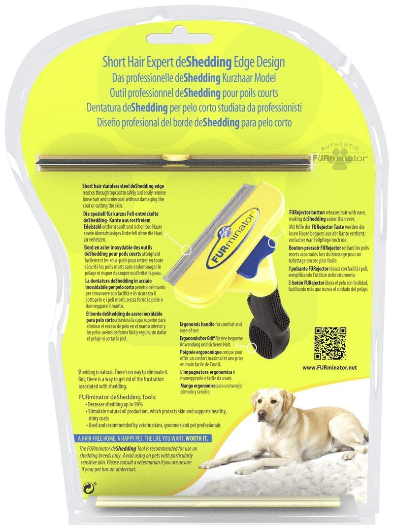 FURminator De-Shedding Tool for Large Dogs with Short Hair - PawsPlanet Australia