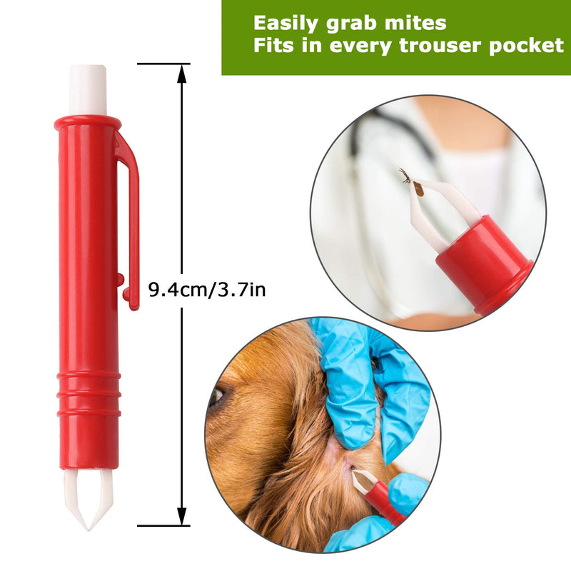 Reastar Tick Remover for Dogs 5PCS Tick Removal Tool, Dog Tick Remover, with Set of 3 Tick Hook, 1 Tick Removal Pen and 1 Tick Comb - for Dogs, Cats, Humans - PawsPlanet Australia