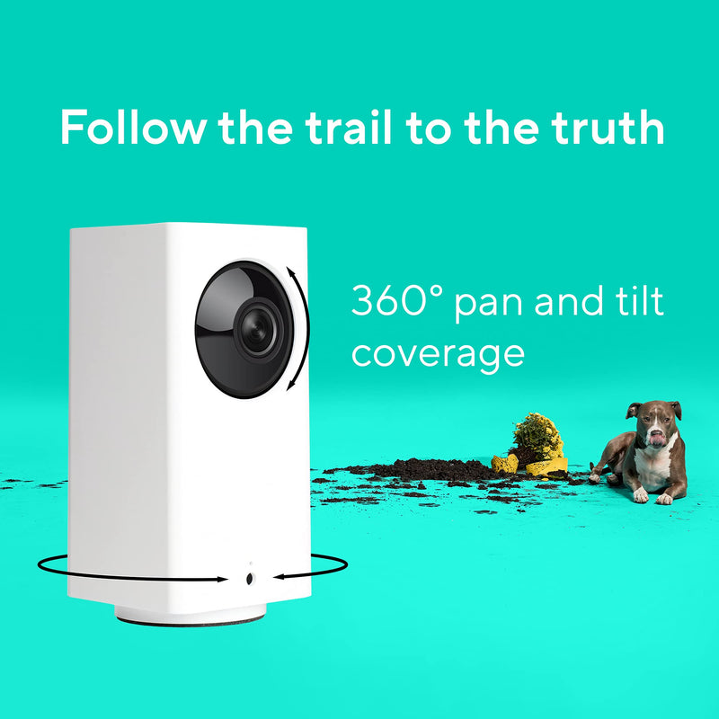 Wyze Cam Pan 1080p Pan/Tilt/Zoom Indoor Pet Monitoring Camera with Wyze 32GB MicroSD Card Class 10 - PawsPlanet Australia