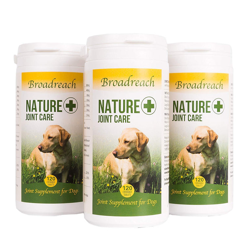 Broadreach Nature + Advanced Joint Supplement for Dogs. Veterinary Formulated Extra strength - Glucosamine, Chondroitin & Turmeric - PawsPlanet Australia