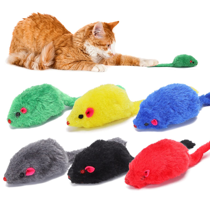 Nobleza cat toy mouse, mouse simulation toy for cats and dogs, set of 6 1 - PawsPlanet Australia