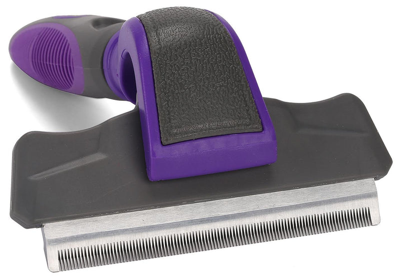 [Australia] - Hertzko Pet Deshedding Tool Gently Removes Shed Hair - for Small, Medium, Large, Dogs and Cats, with Short to Long Hair 