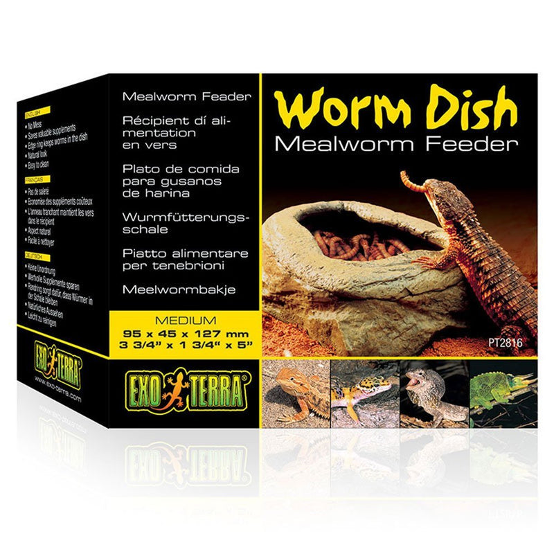 Exo Terra Mealworm Feeder Dish M - PawsPlanet Australia