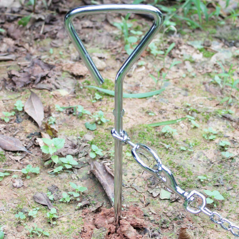 [Australia] - Aiwaiufu Pet Products Steel Spiral Tie Out Stake for Dogs. Multiple 
