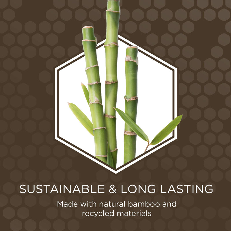Burt's Bees for Dogs Bamboo Dog Brush - Dog Brush Made from Bamboo & Recycled Material - Eliminates Knots, Tangles, and Mats in Dog Fur Small Double Sided Pin & Bristle Brush - PawsPlanet Australia