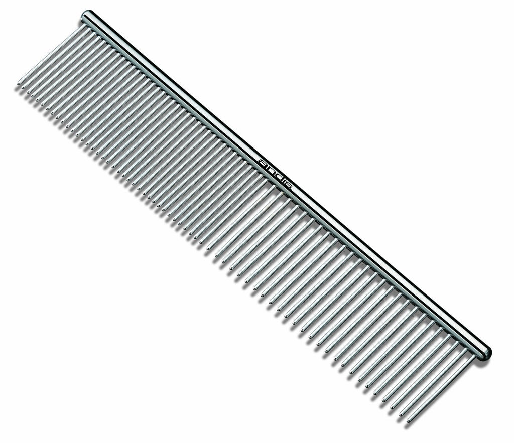 Andis Pet Comb Steel 19cm Silver 7.5" - PawsPlanet Australia