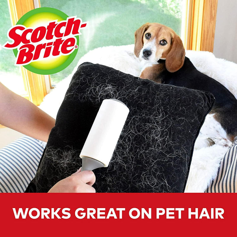 Scotch-Brite Everyday Clean lint roller, 56 sheets 1 piece (pack of 1) standard roller - 56 sheets - PawsPlanet Australia