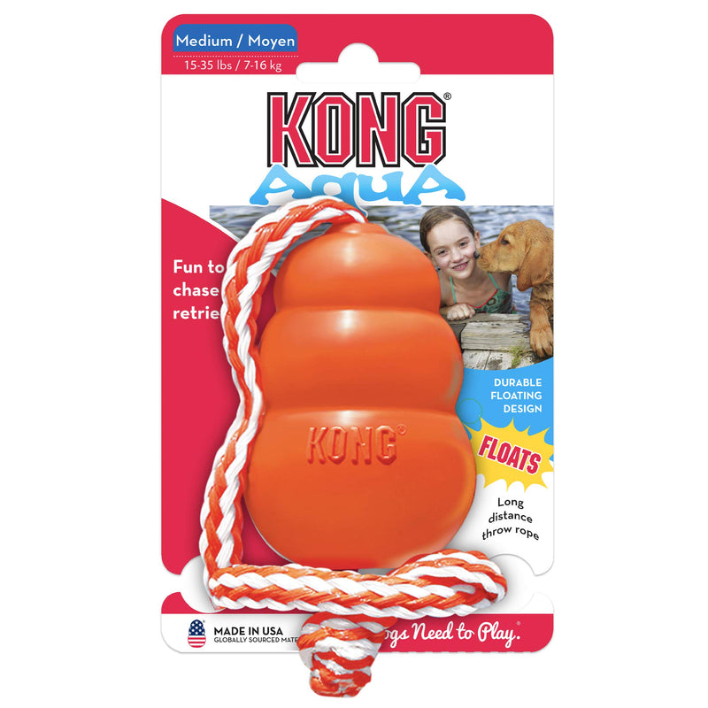 KONG - Aqua - Floating Fetch Toy for Water Play - for Medium Dogs - PawsPlanet Australia