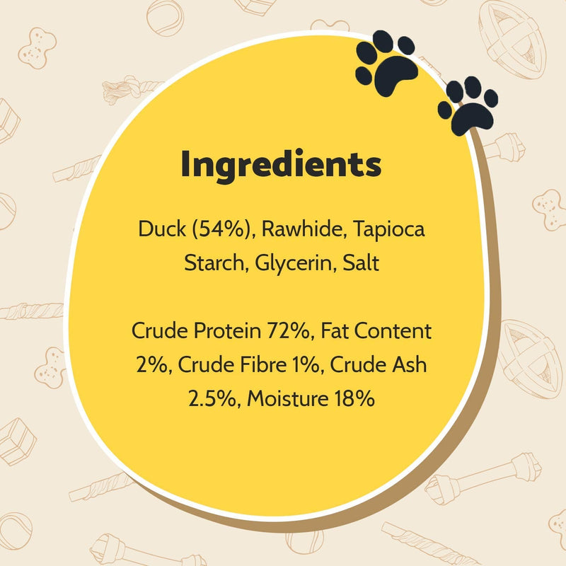 Good Boy - Chewy Twists With Duck - Dog Treats - Made With 100% Natural Duck Breast Meat - 320 Grams - Gluten Free Dog Treats (Case of 3) 320 g (Pack of 3) - PawsPlanet Australia