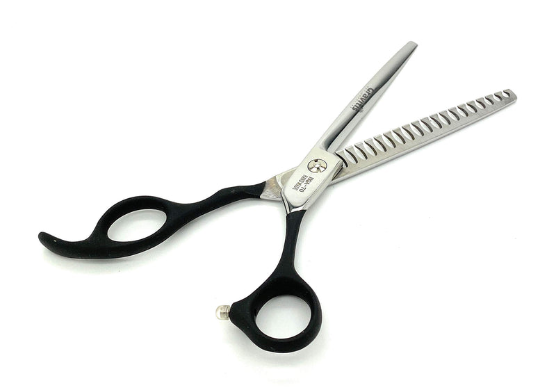 Gravitis Pet Supplies Professional Dog Grooming Thinning Scissors (Thinning Shears/Blending Scissors) with Case (Black) - PawsPlanet Australia