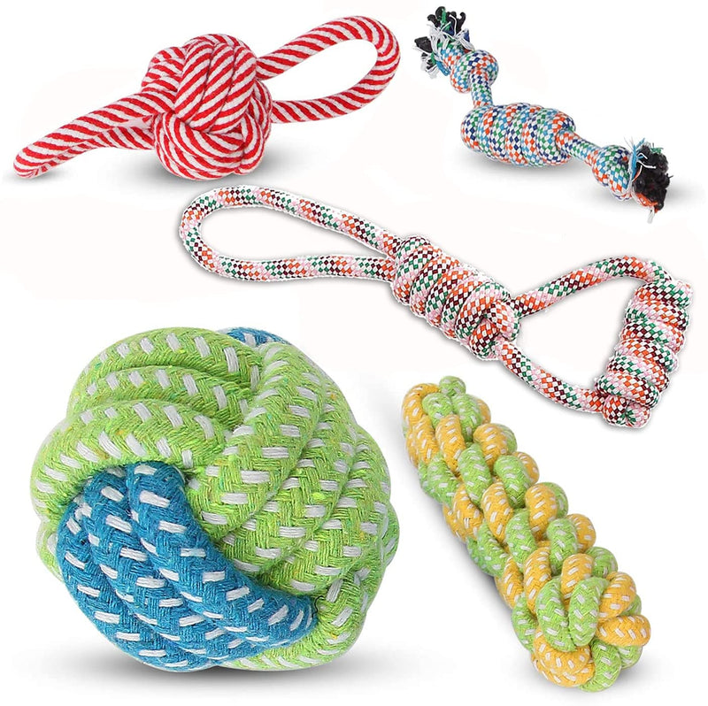Kidsky Dog Chew Toys for Puppies, Pet Rope Toys, Teething Toys for Small Doggie. (Pack of 10)) - PawsPlanet Australia