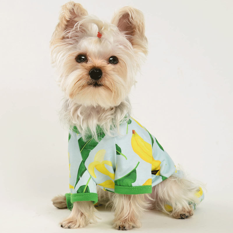 Dog Pajamas Kiwi Puppy Apparel Doggie Onesies Pet Clothes Cat Pjs for Small Dog Boy Girl Avocado - PawsPlanet Australia