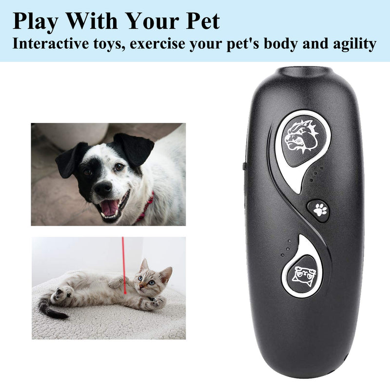 letown Petgentle,Barxbuddy,Dogs Bark Deterrent Device -3 in 1 Dog&Cat Training Aid Adjustable Frequency Ultrasonic Anti Barking Control Devices and Dot Cats Light Toy for Indoor Outdoor - PawsPlanet Australia