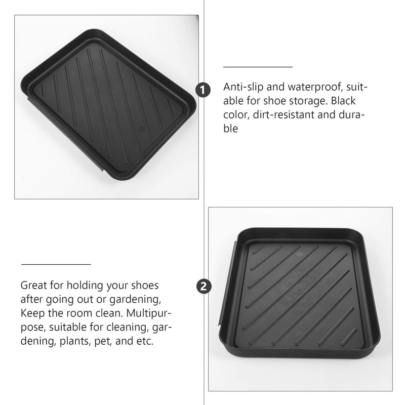 Garneck Boot Tray for Heavy Duty Floor Protection, Plastic Boot Tray Heavy Duty Shoe Mat Trays Dog Cat Bowl Mats, Dog Bowl Mat, Waterproof Trays for Indoor and Outdoor Floor Protection - PawsPlanet Australia