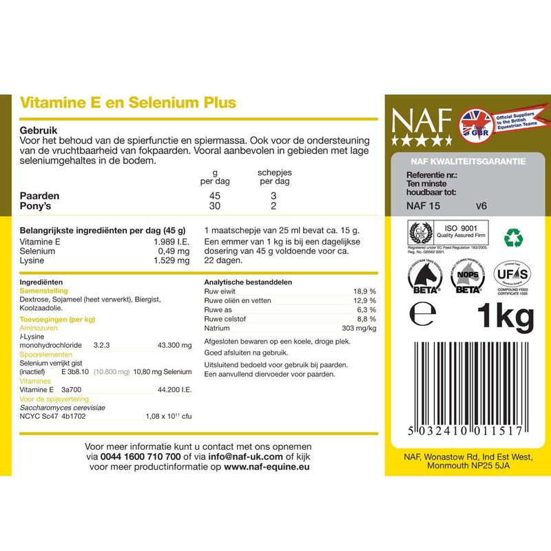NAF Vitamin E and Selenium Plus - PawsPlanet Australia