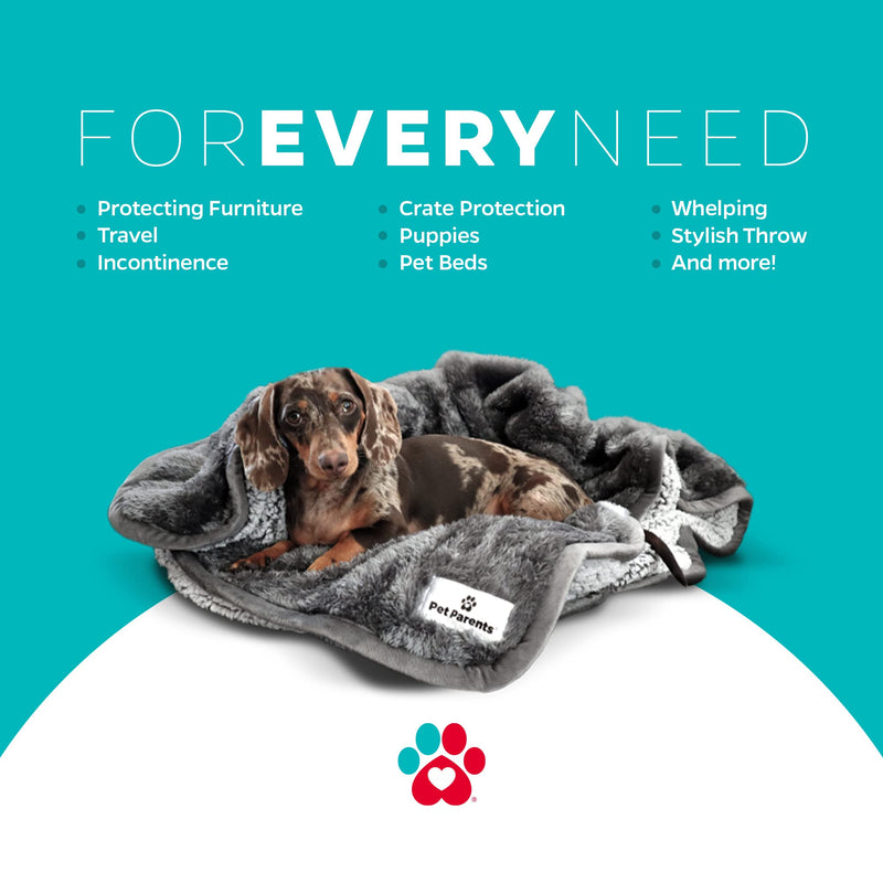 Pet Parents Premium Pet Blanket, Cat & Dog Blanket Made of Cozy and Water Resistant Sherpup, Ultimate Puppy Blanket, Pet Blanket & Cat Blanket (24"x32", Chocolate) 24"x32" - PawsPlanet Australia