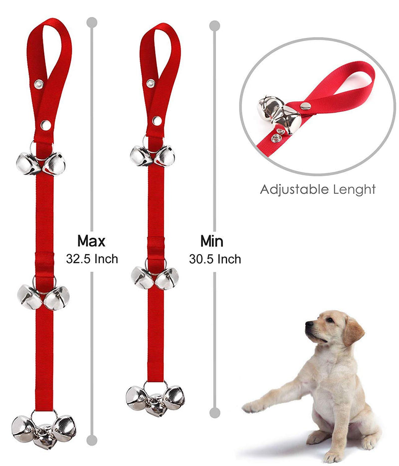 Golden Apple 3 Pcs Dog Doorbells Adjustable Puppy Bells for Potty Training - PawsPlanet Australia