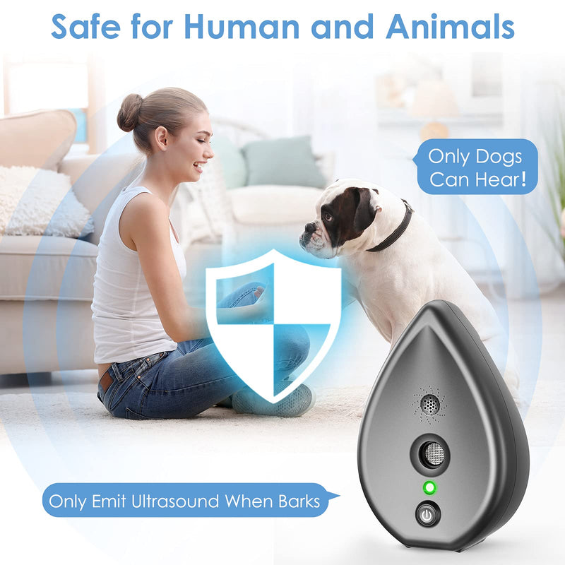 MODUS Automatic Anti Barking Device Indoor Barking Control Device 3 Modes AI Recognition Tech and Irregular Ultrasound Frequency to Stop Dogs from Barking Bark Box Safe for Human and Dogs Medium - PawsPlanet Australia