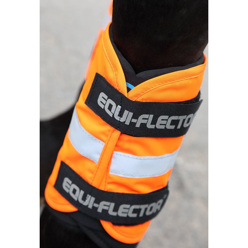 Shires Equi-Flector Wraps - Orange - PawsPlanet Australia