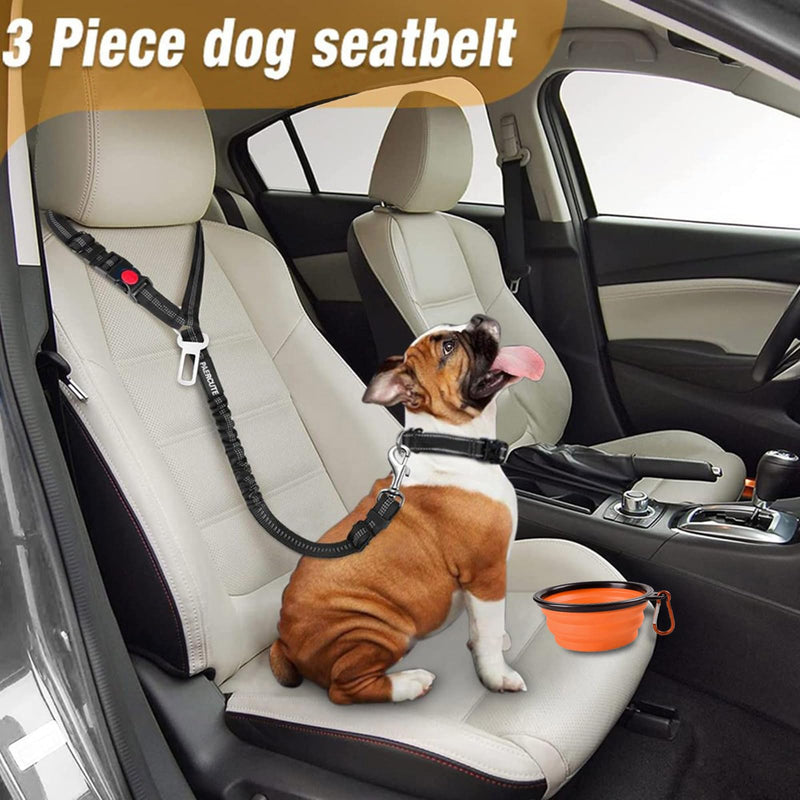 Dog seat belt, dog belt, car accessories, dog seat belt, dog harness, seat belt, car belt, dog belt, safety harness for the car, 1+1 - PawsPlanet Australia