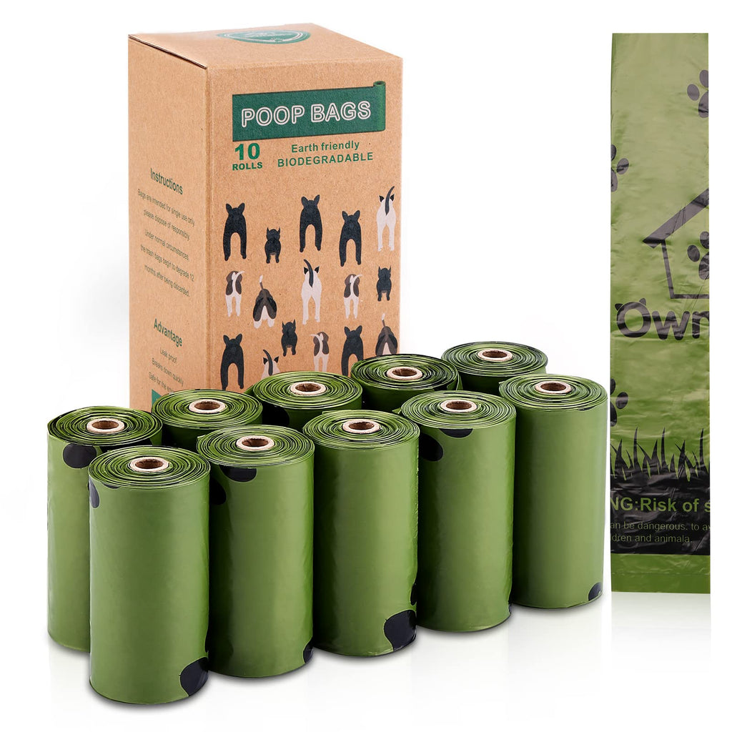 Ownpets biodegradable dog poop bags, with a light lavender scent, 150 pieces, thick and robust (without bag dispenser) 1 piece (pack of 150) - PawsPlanet Australia