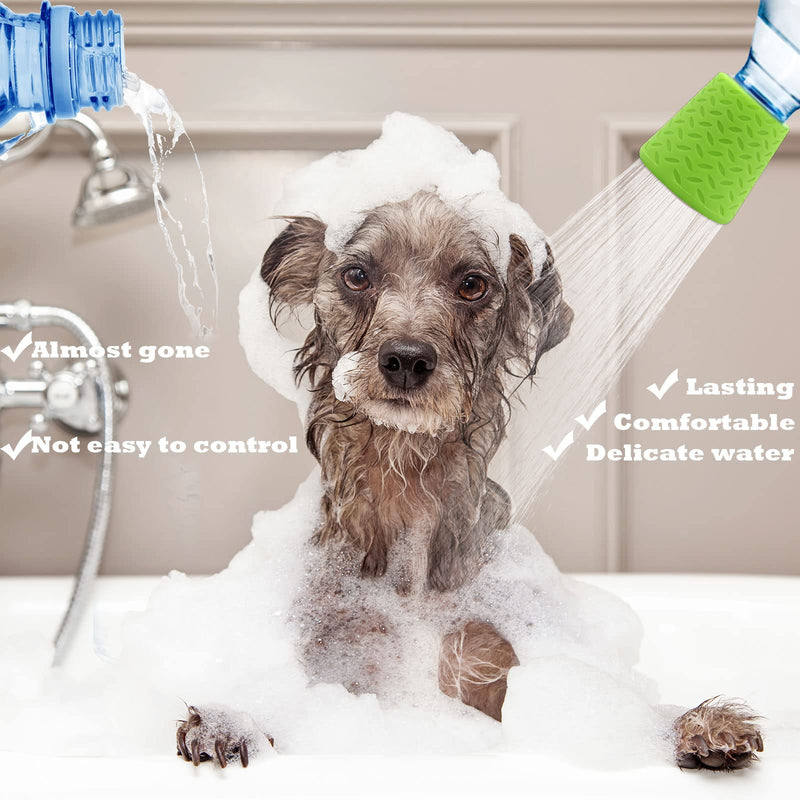 Bongpuda Portable Outdoor Dog Shower Heads Attachment Dogs Accessories for Traval Beach and Camping, Dog Hiking Gear - Fits Most Plastic Water or Soda Bottles from 16 Oz to 2 Liters Blue - PawsPlanet Australia