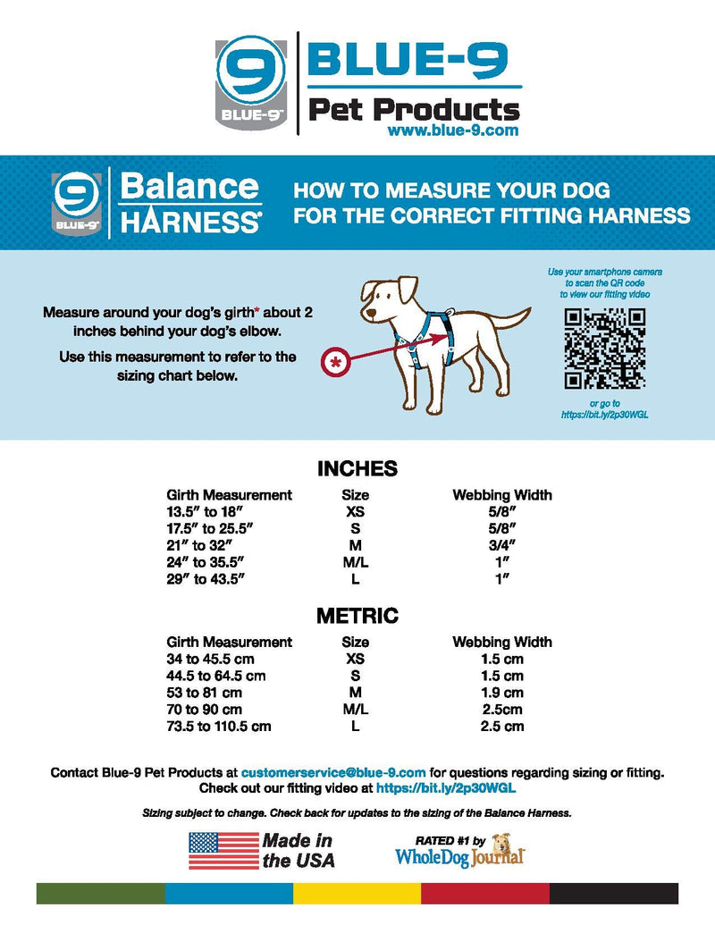 [Australia] - Blue-9 Pet Products Balance Harness Buckle Neck (Small, Purple) 