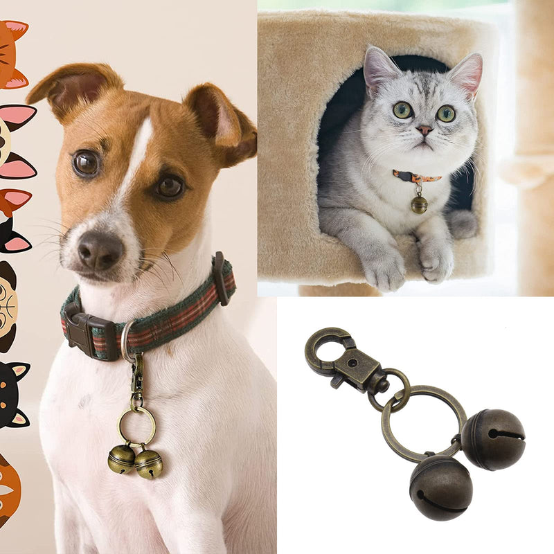 EMSea Dog Cat Pet Tracker Bell Pendant Charm Dog Bell Cat Bell for Collar for Medium Pet Harness Training - PawsPlanet Australia