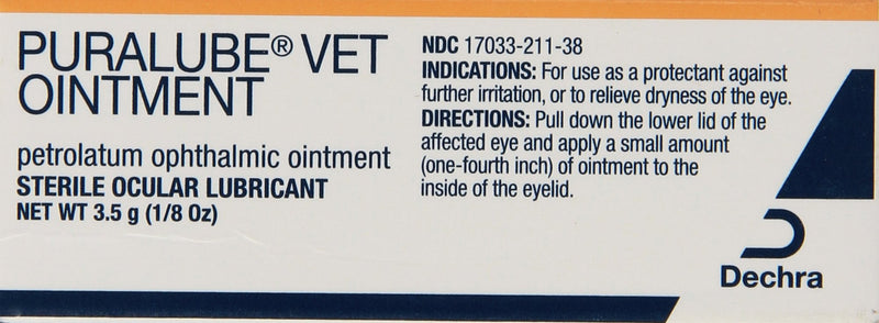 Dechra Puralube Vet Ointment, 3.5 g - PawsPlanet Australia