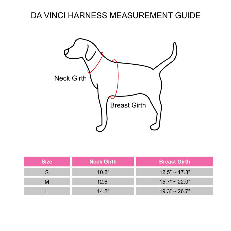 Pinkaholic New York DA VINCI HARNESS - INDIAN PINK - S - PawsPlanet Australia