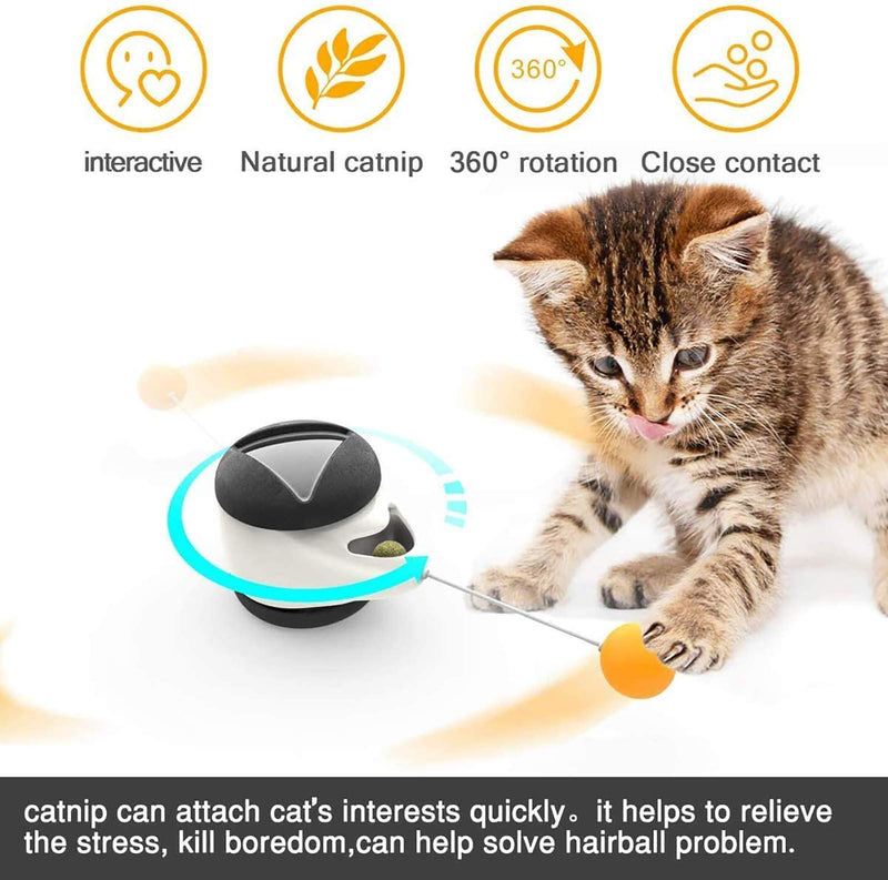 linping Pet balance Swing Car, Smart Cat Toy With Wheels Automatic No Need Recharge Cat Pets Toys Interactive - PawsPlanet Australia